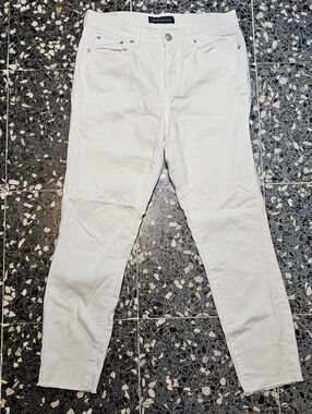 Aeropostale Women's High Waisted Cropped Jegging in White